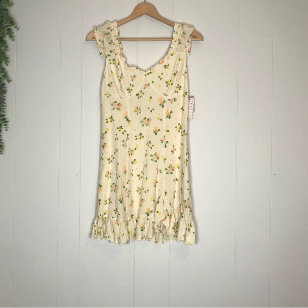 Free People | Like a Lady Mini Dress Floral New XS